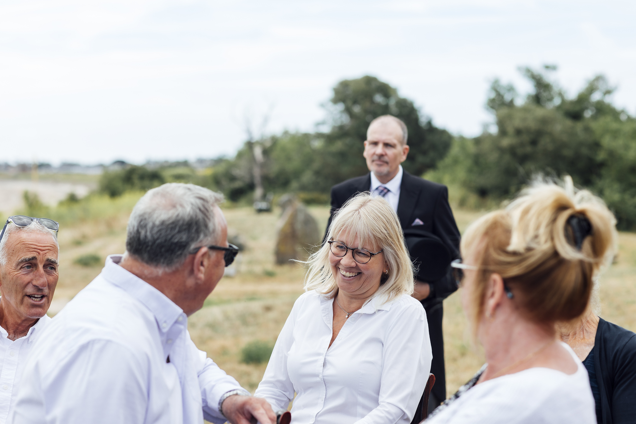 What happens at a burial service?